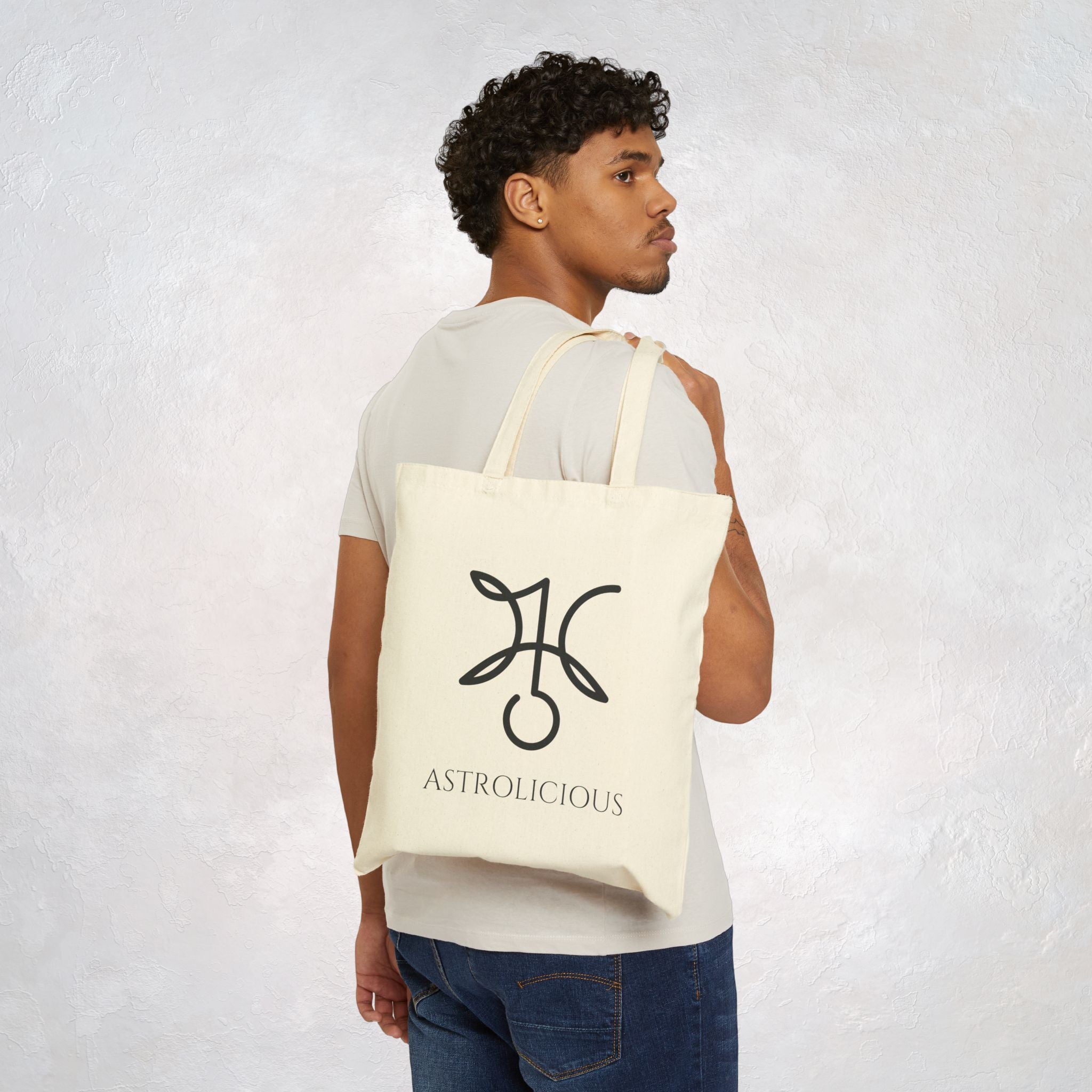 🌙 Astrolicious Cotton Tote Bag