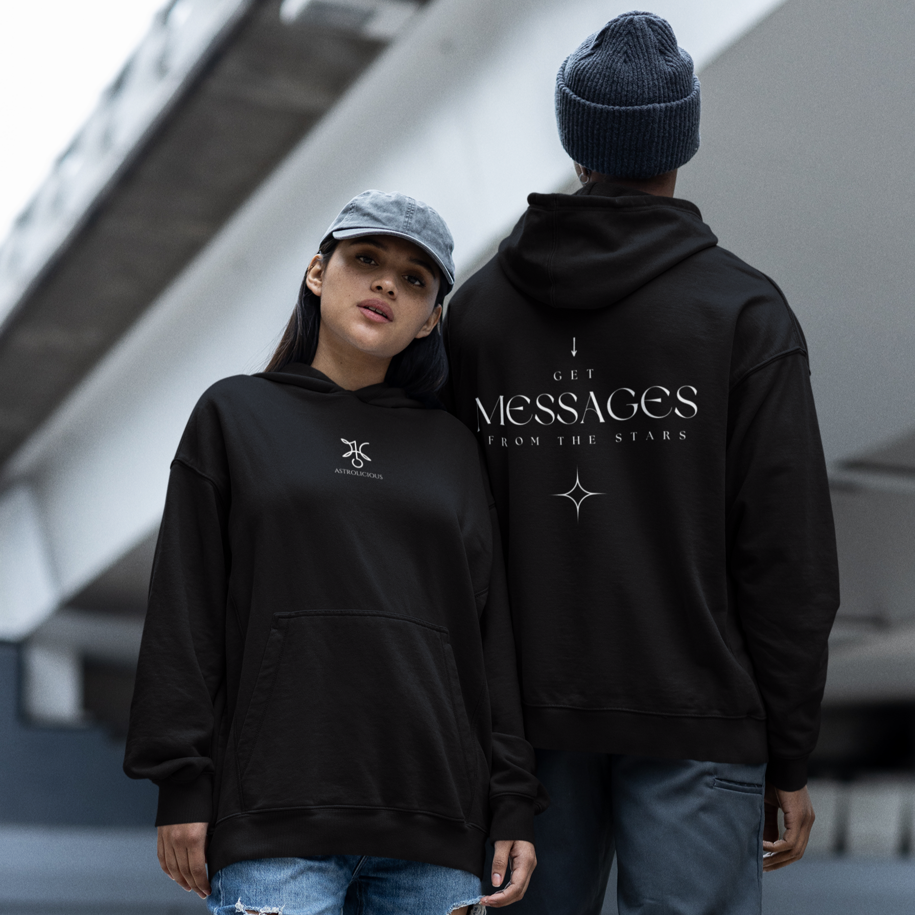 💌 I Get Messages From The Stars - Unisex Hoodie